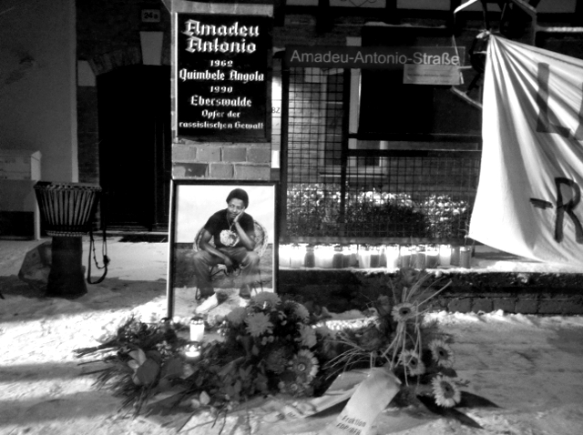 Eberswalde, Erinnerung an die Ermordung Amadeu Antonios, 6.12.2012