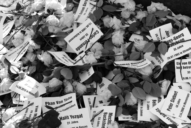 Gedenken an die Opfer rechter Gewalt, Dresden 6. April 2013